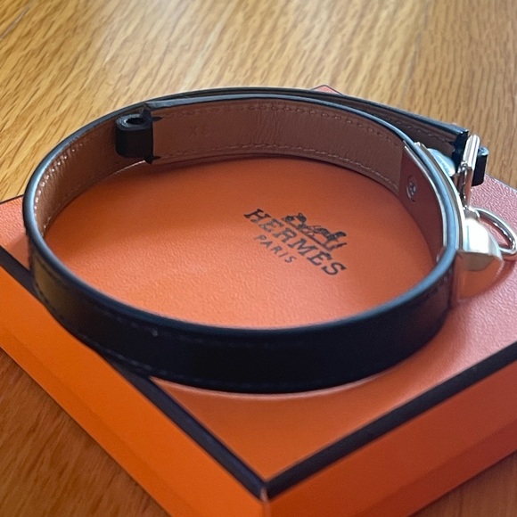 Hermes Rivale Double Tour Leather Wrap Bracelet - Picture 3 of 6